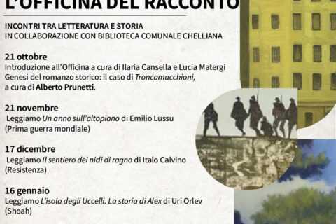 Nuovo progetto didattico – L’Officina del racconto. Incontri tra letteratura e storia
