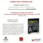 Giorno della Memoria 2025: Presentazione del volume di C. Sonetti “Attraversare il tempo con le parole” (23.01.25)