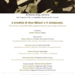 L’eredità di Don Milani e il sindacato. Fra storia e attualità della rappresentanza nel mondo del lavoro