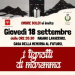 18 settembre, “All’ombra dei Tigrotti di Maremma” a Maiano Lavacchio